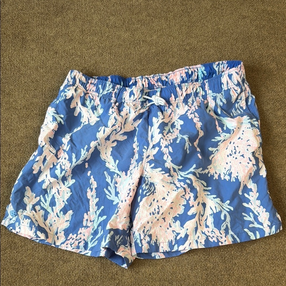Lilly Pulitzer Mens Sz XL Rhode Island Reef Capri Swim Trunks